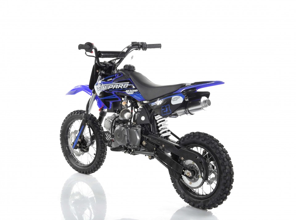 Gepard AGB-21A 110cc Blauw Dirtbike Crossmotor