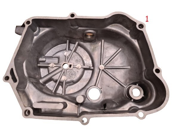 (16A5a) rechter carterhelft 50cc