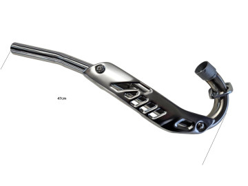 (202A3a) Uitlaat bocht 50cc EEC goedgekeurd (met katalysator)