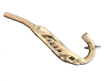 (202A3a) Uitlaat bocht 50cc EEC goedgekeurd (met katalysator)